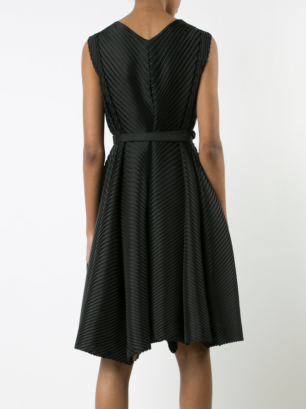 slant pleated dress 