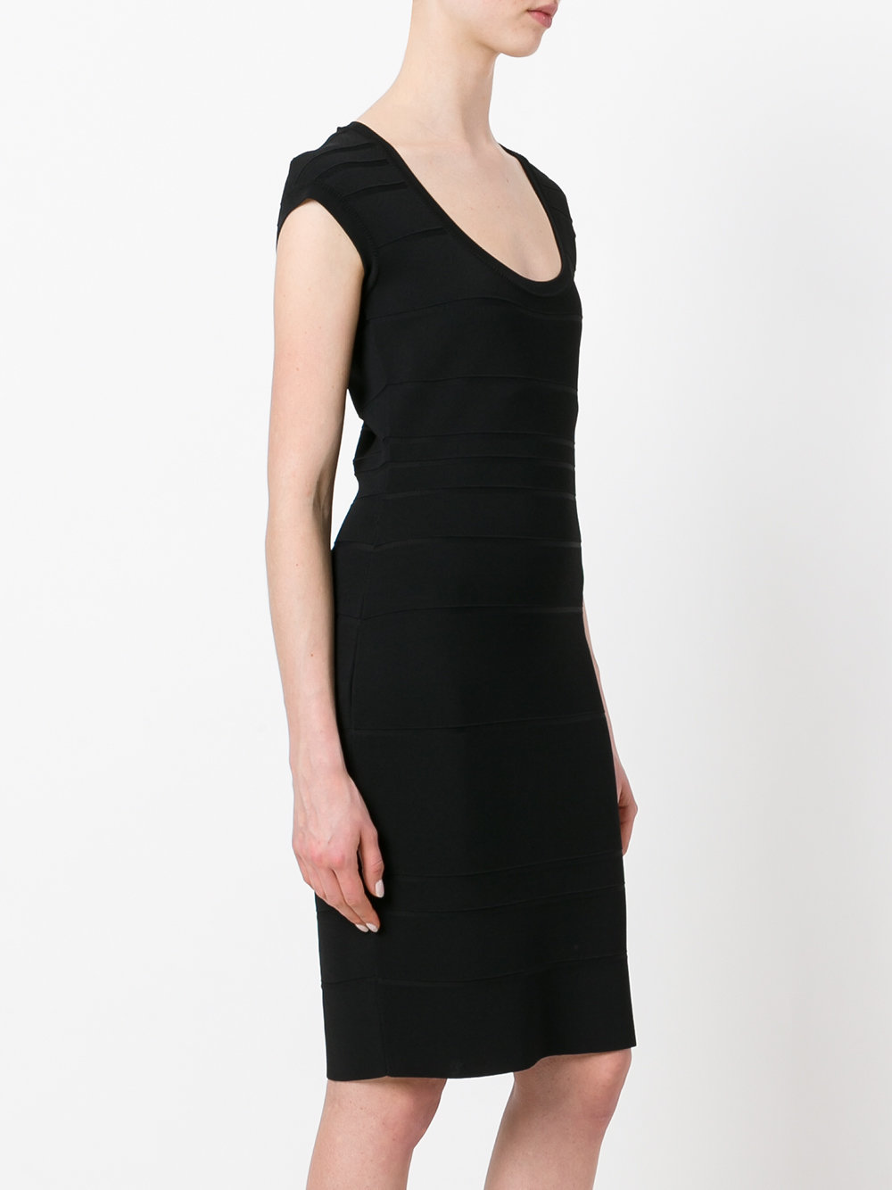 scoop neck dress