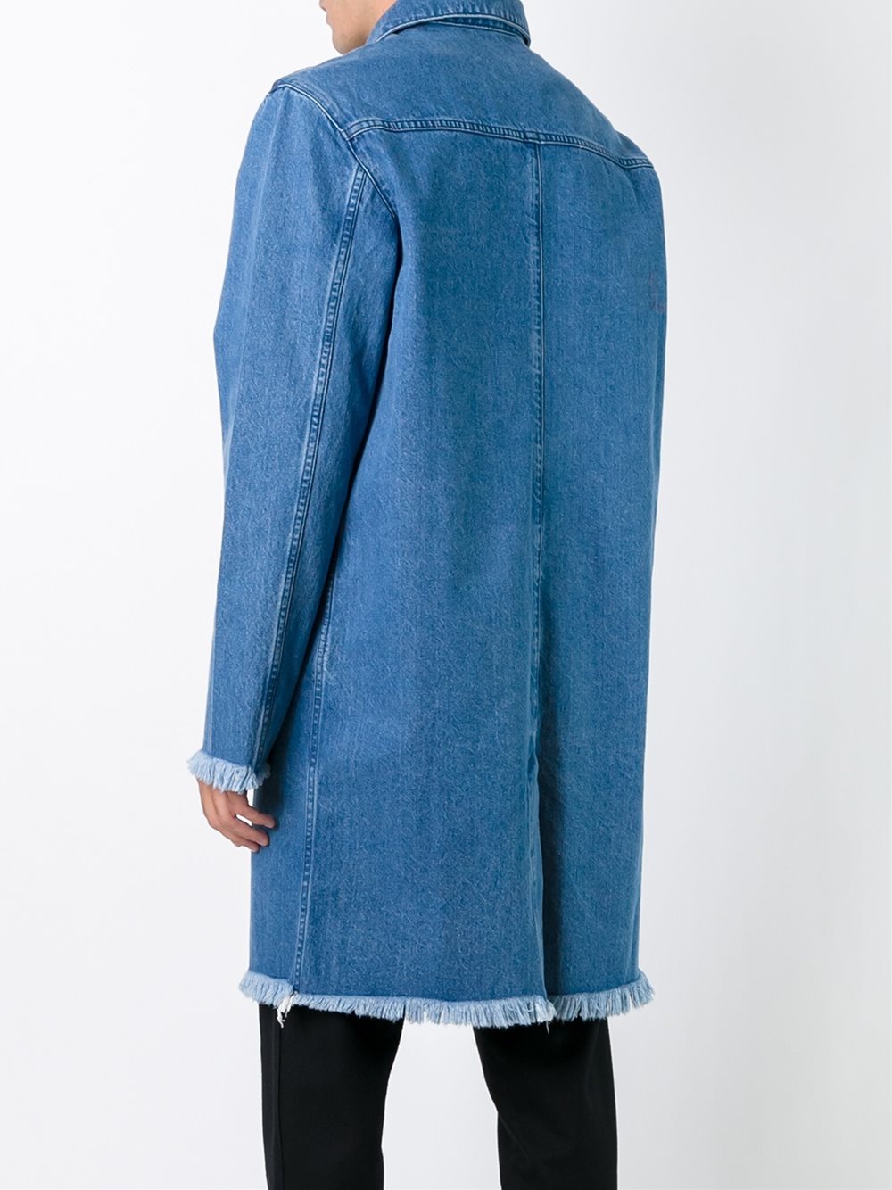 denim mid coat