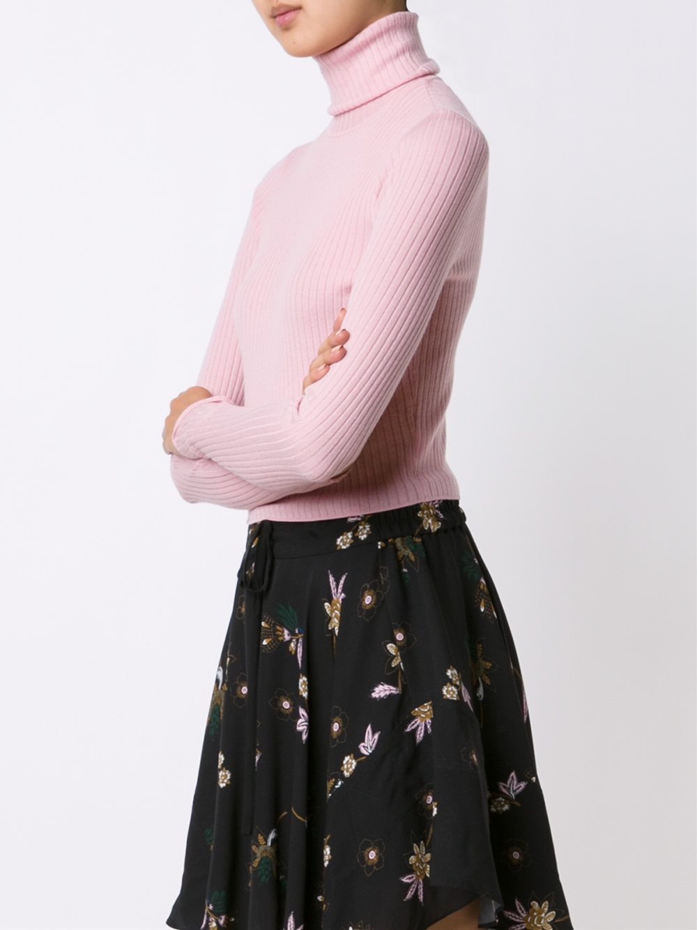 turtleneck cropped jumper