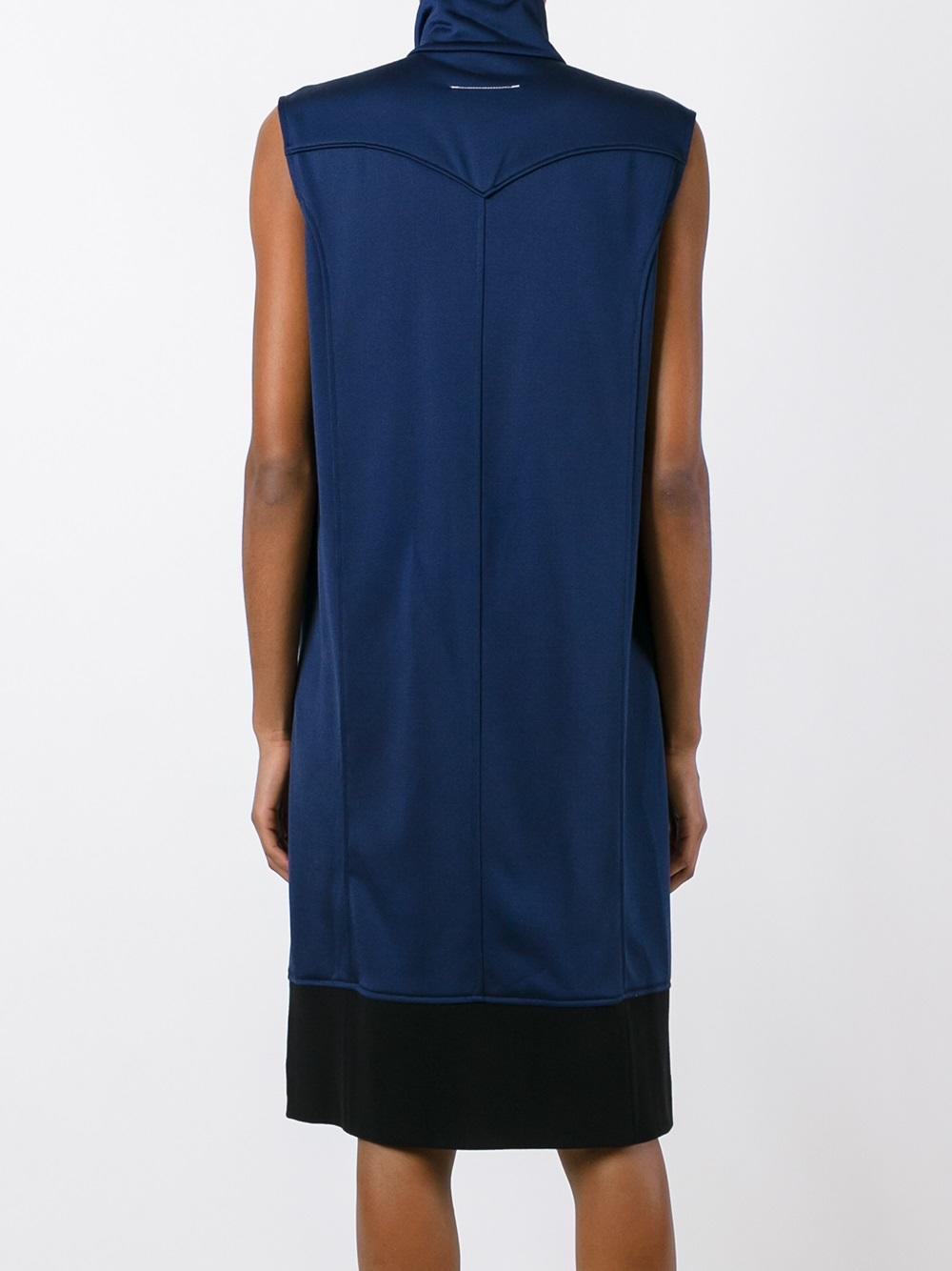 sleveless zip-up dress