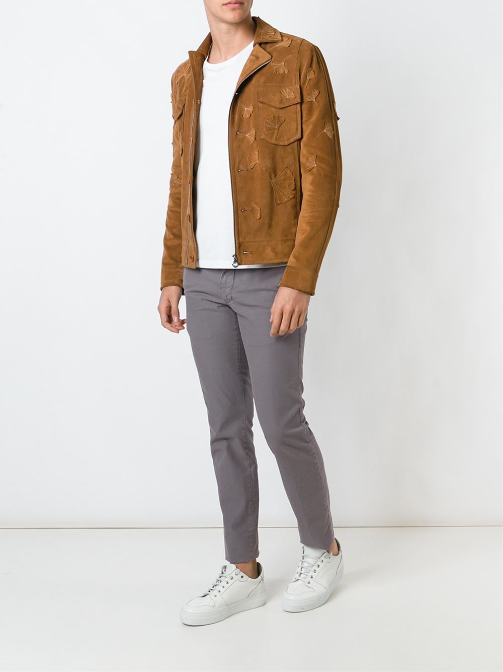 skinny cropped chinos