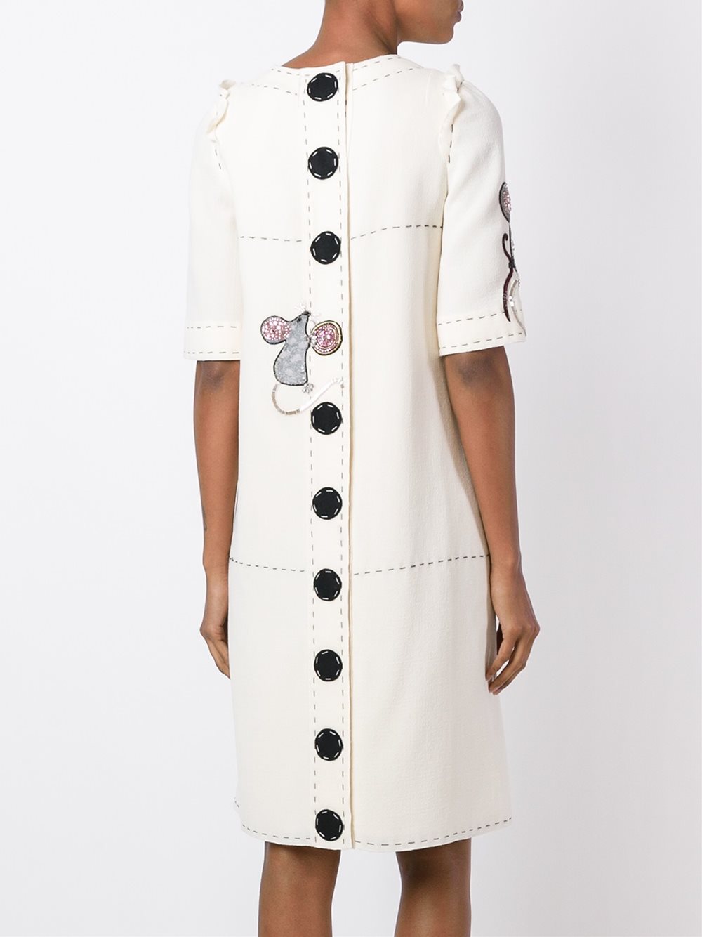embroidered mouse dress 