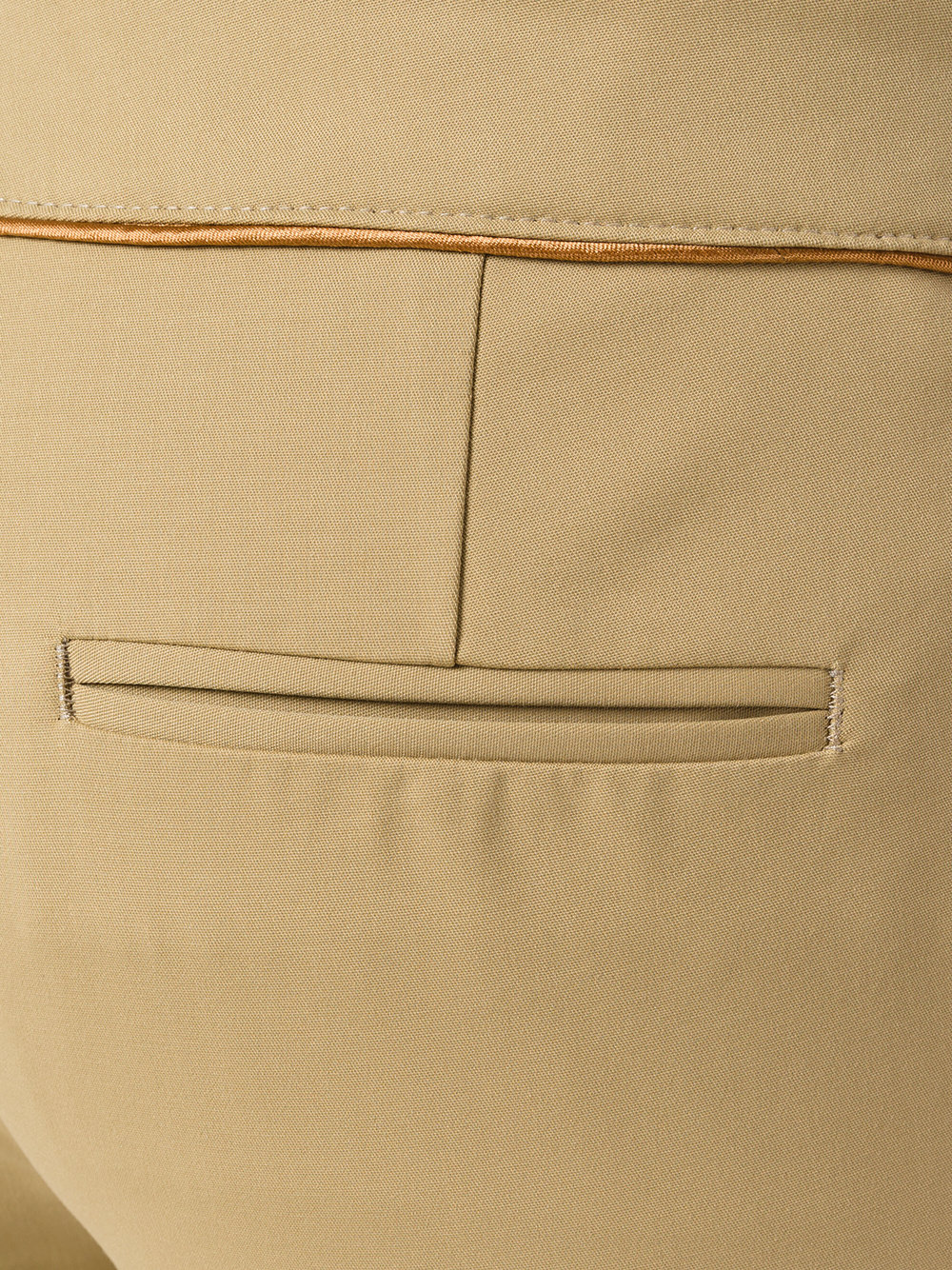 slim-fit cropped trousers