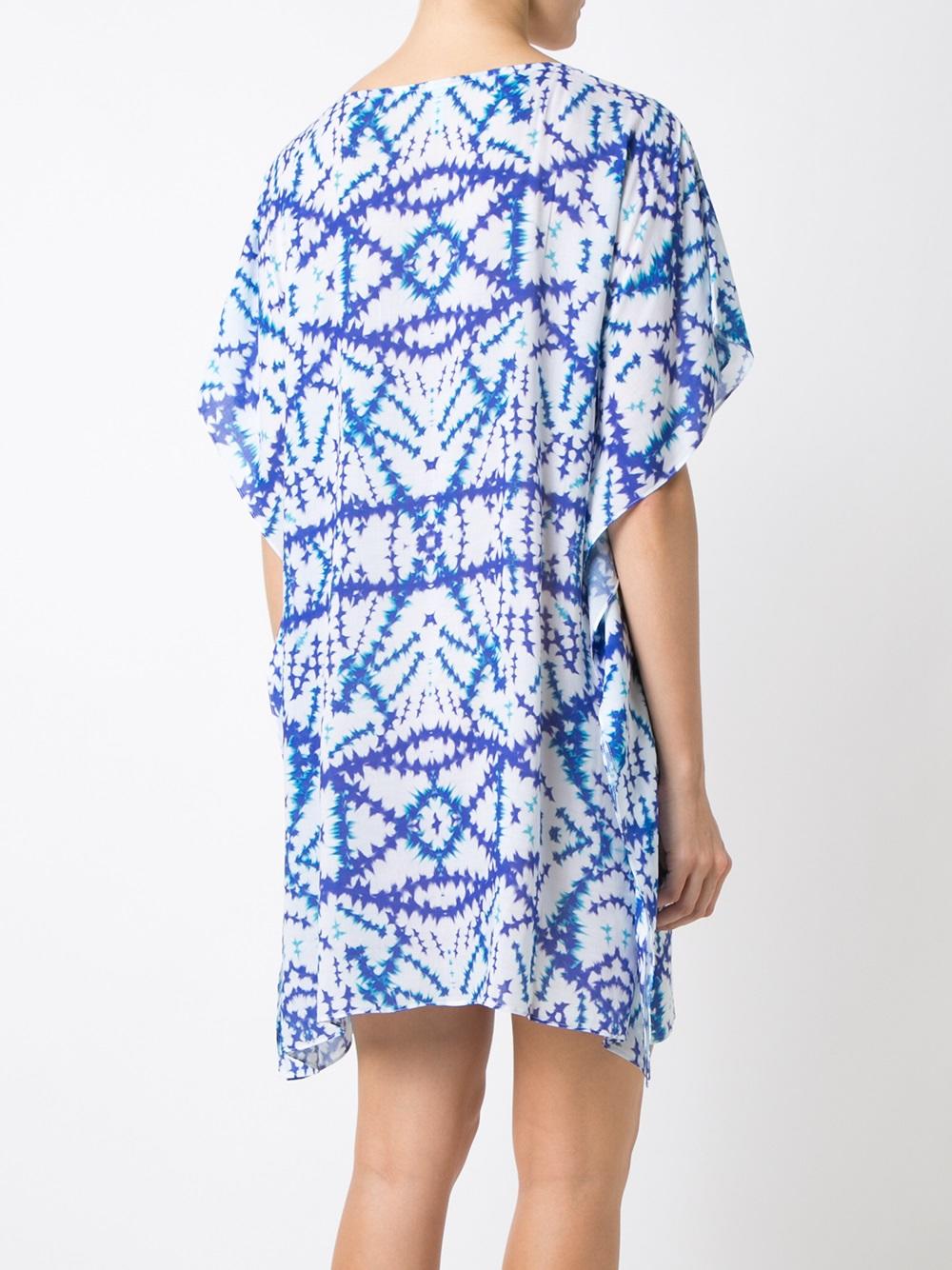 printed beach dress