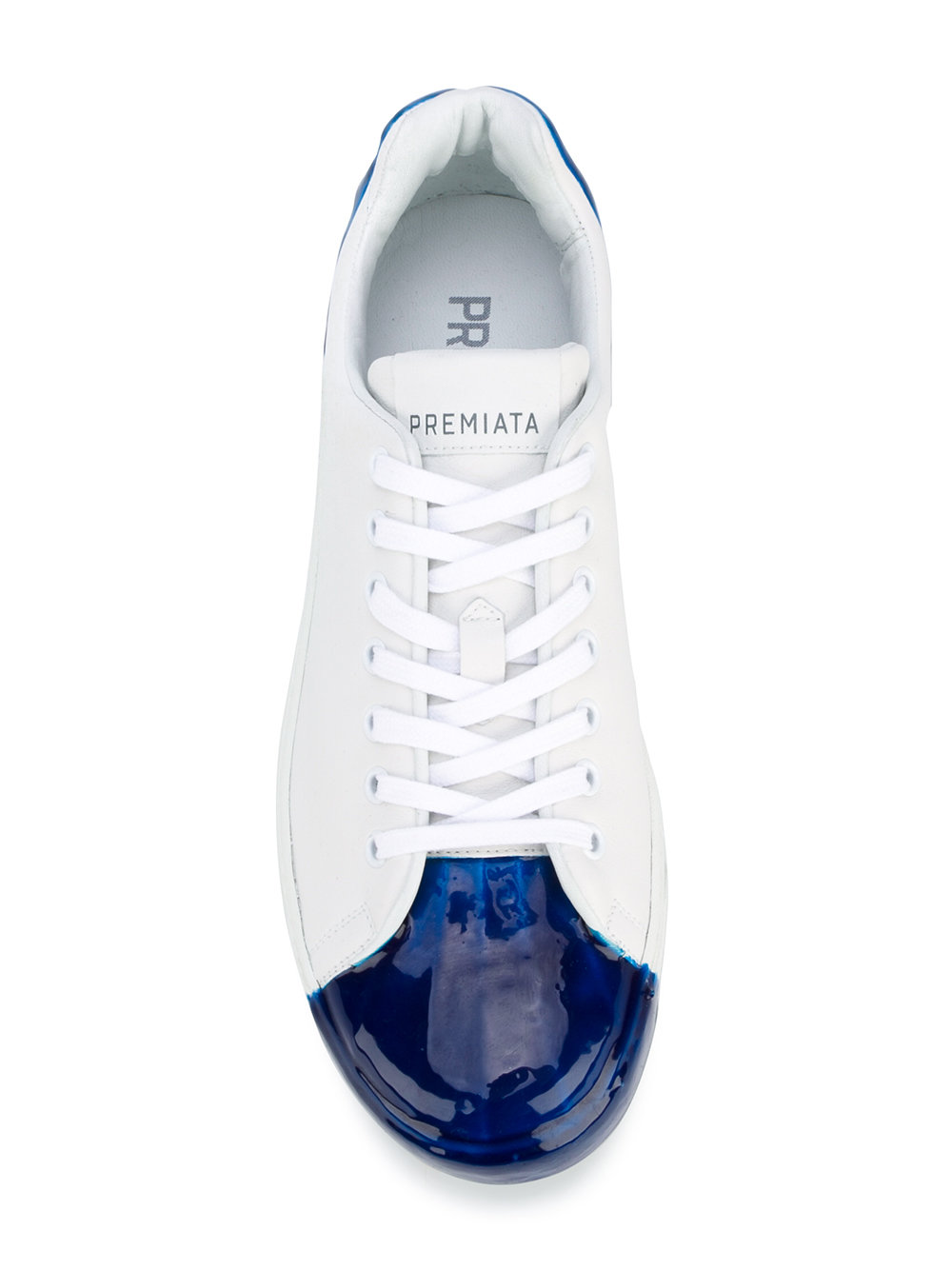 contrast tip sneakers 