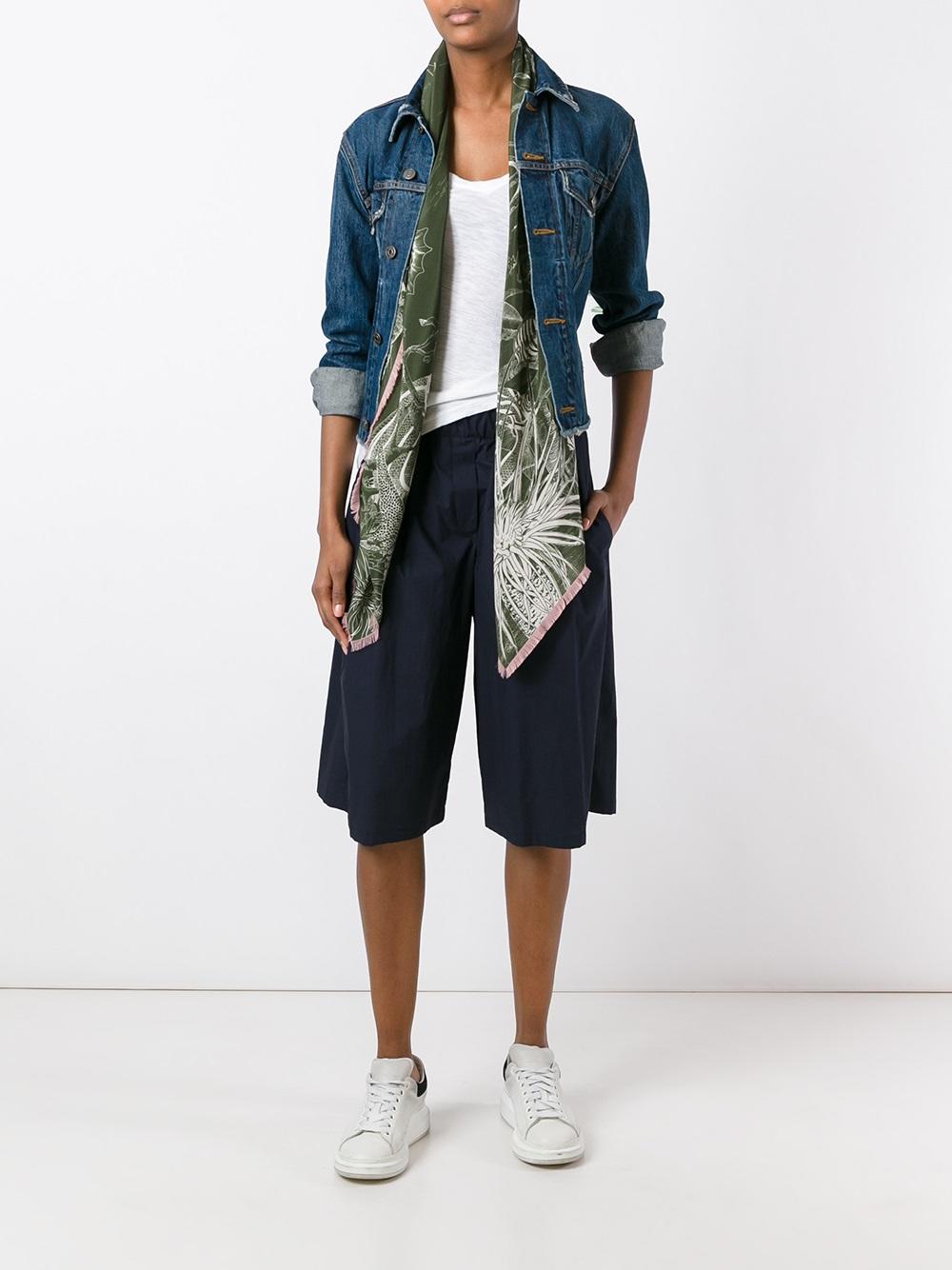 wide leg bermuda shorts 