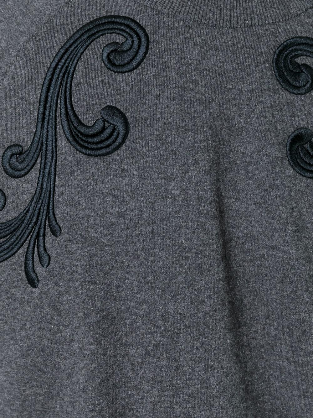 embroidered detail sweatshirt 
