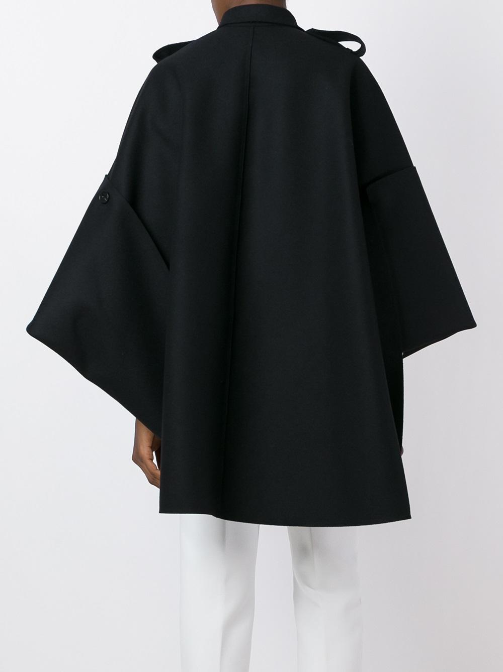 double breasted cape