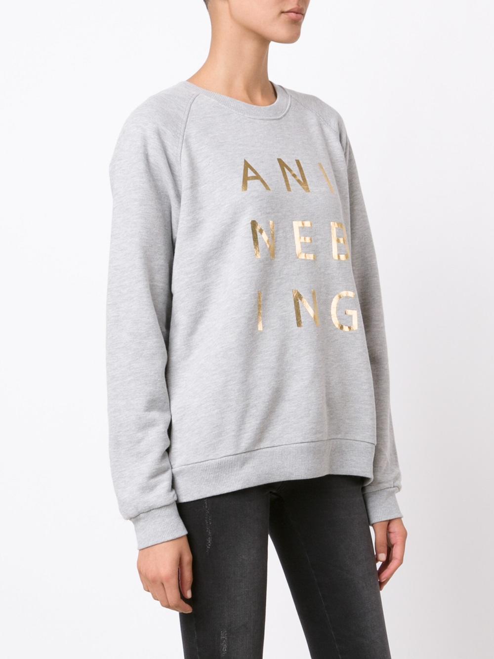logo print sweatshirt