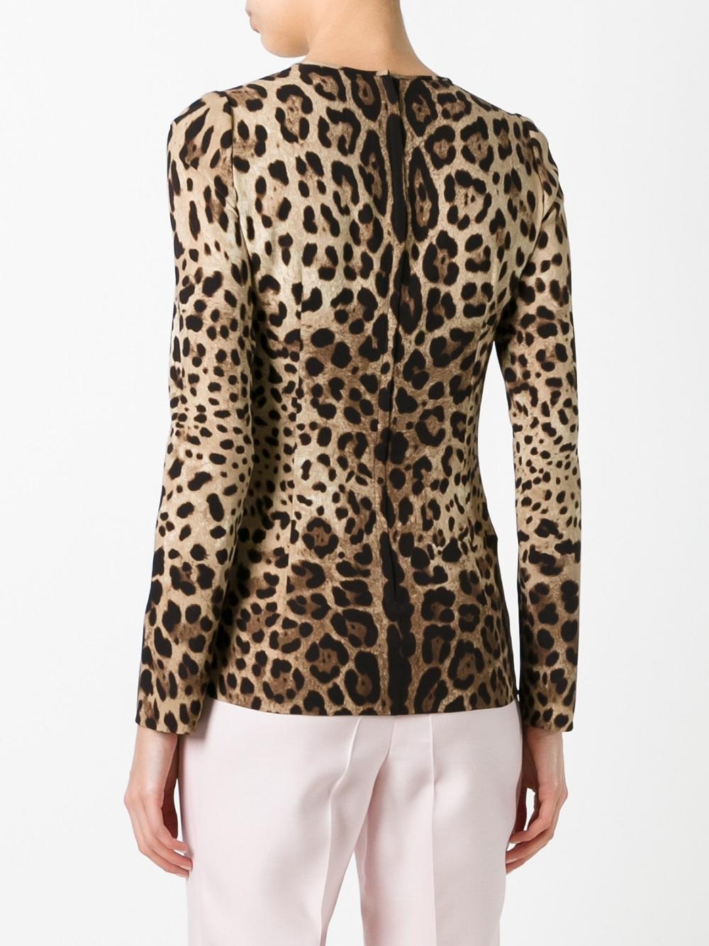 leopard print blouse