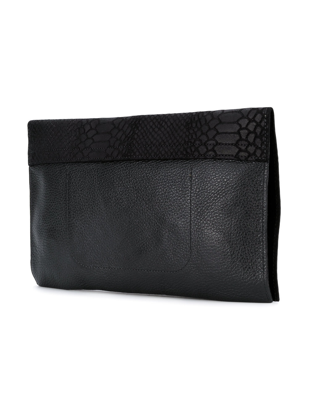 snakeskin effect clutch