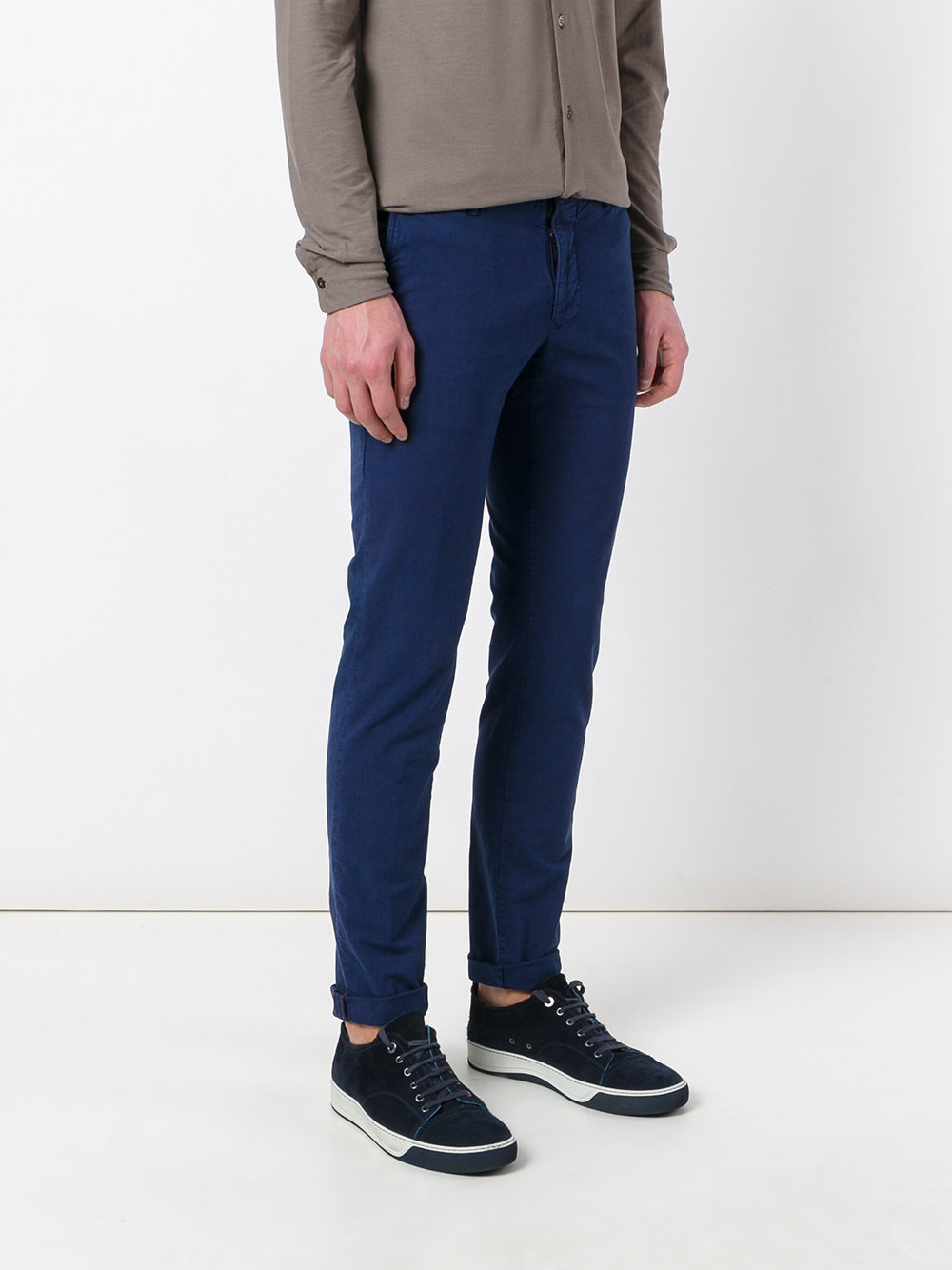 slim-fit trousers