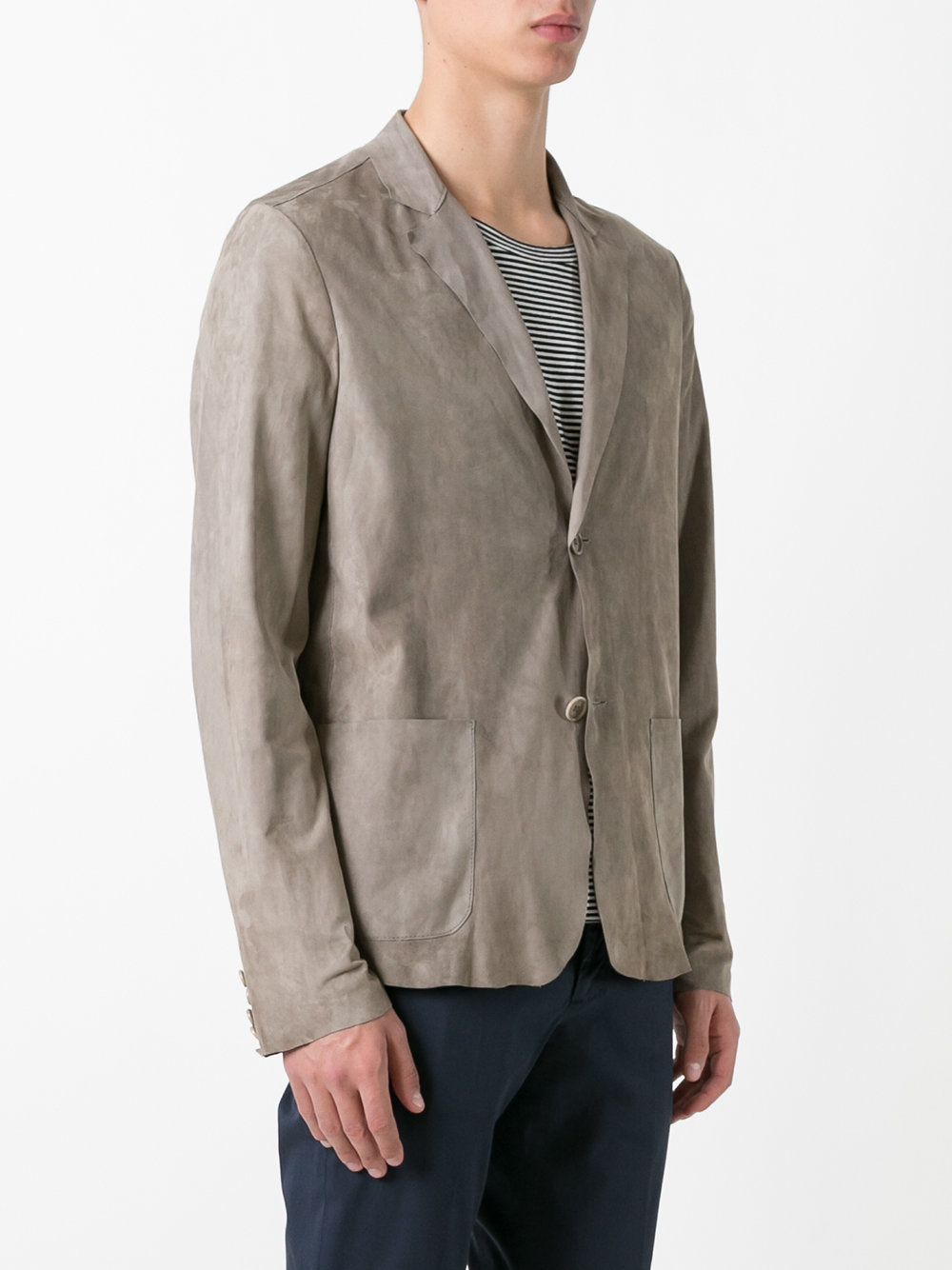 leather blazer 