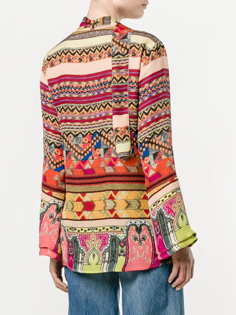 printed blouse 