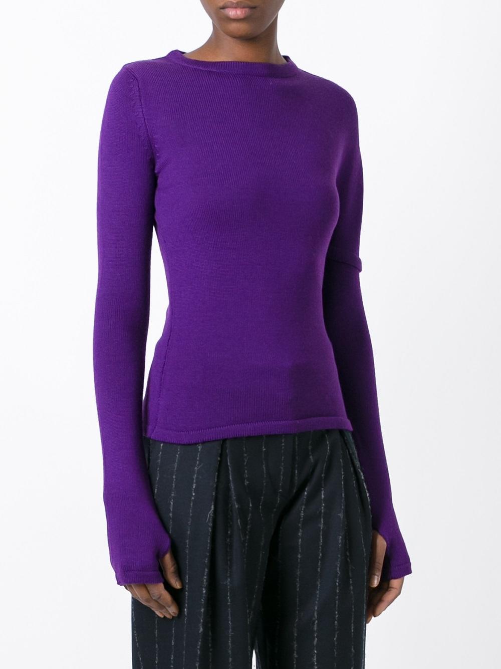 round neck jumper