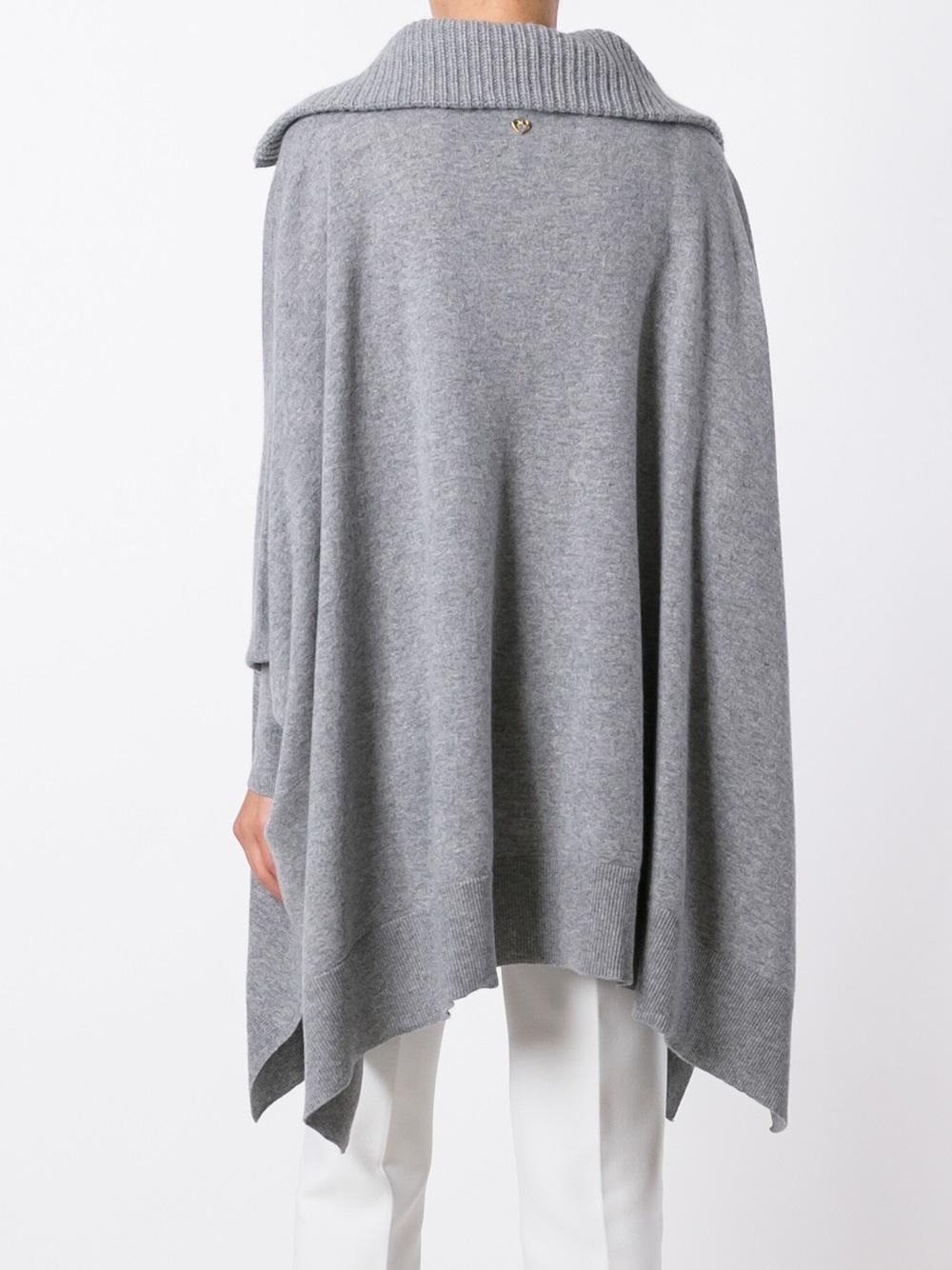 thick neck asymmetric cardi-coat