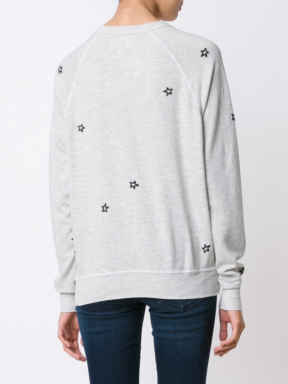 star detail sweatshirt 