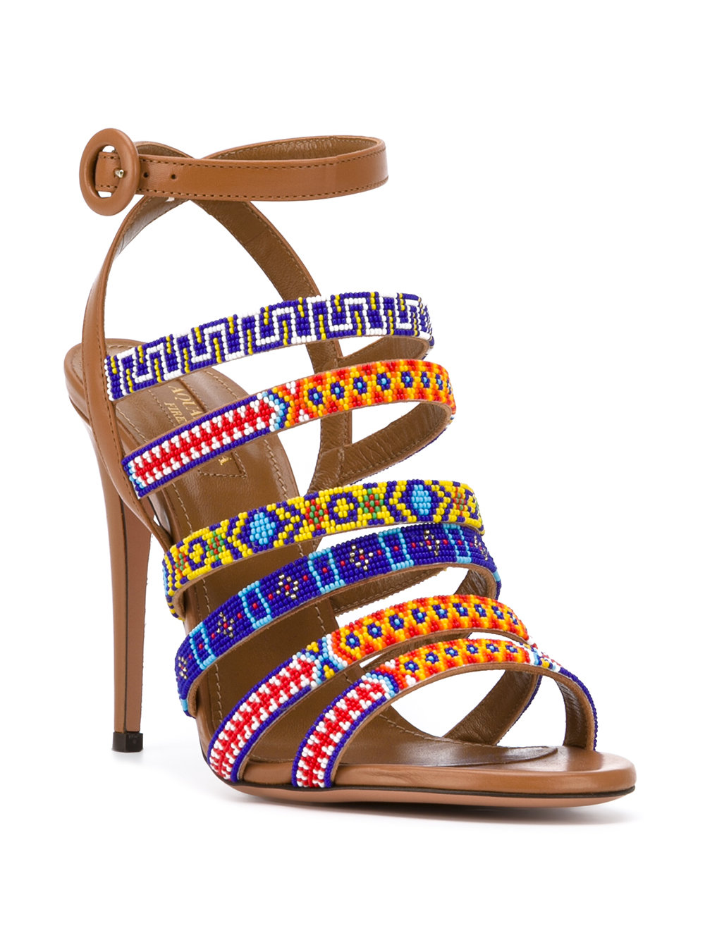 tribal strappy sandals 