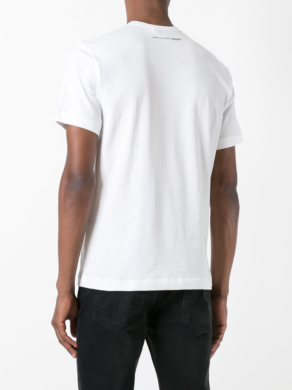 back logo print T-shirt