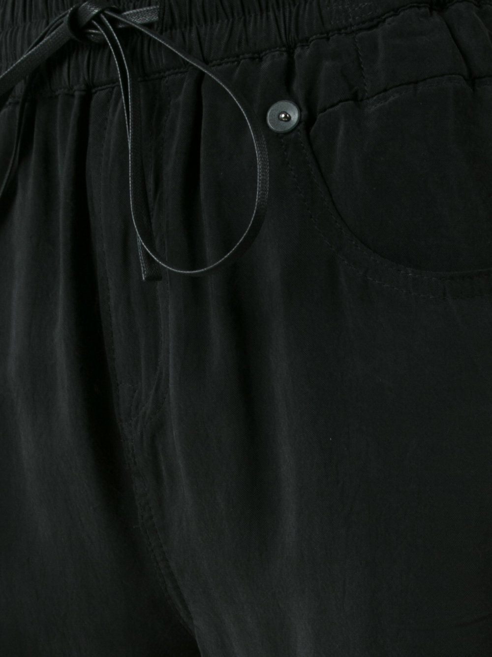 cropped drawstring trousers