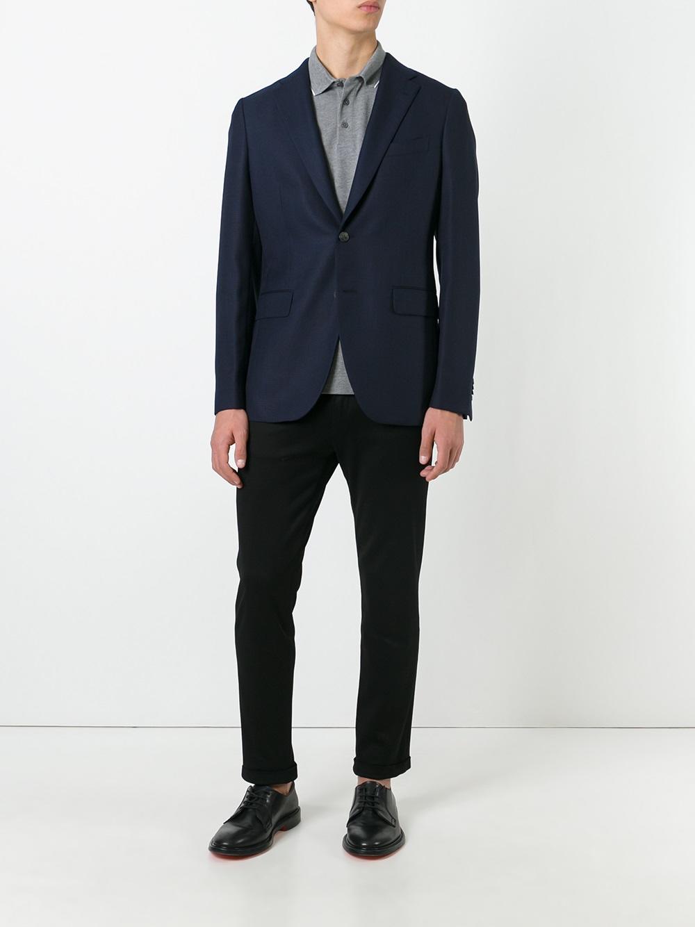 two button blazer 