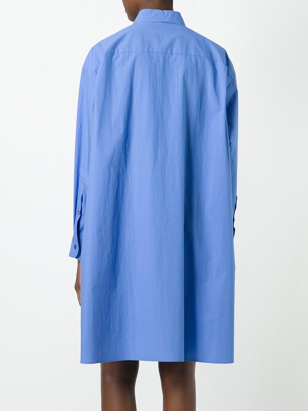 relaxed shirt dress