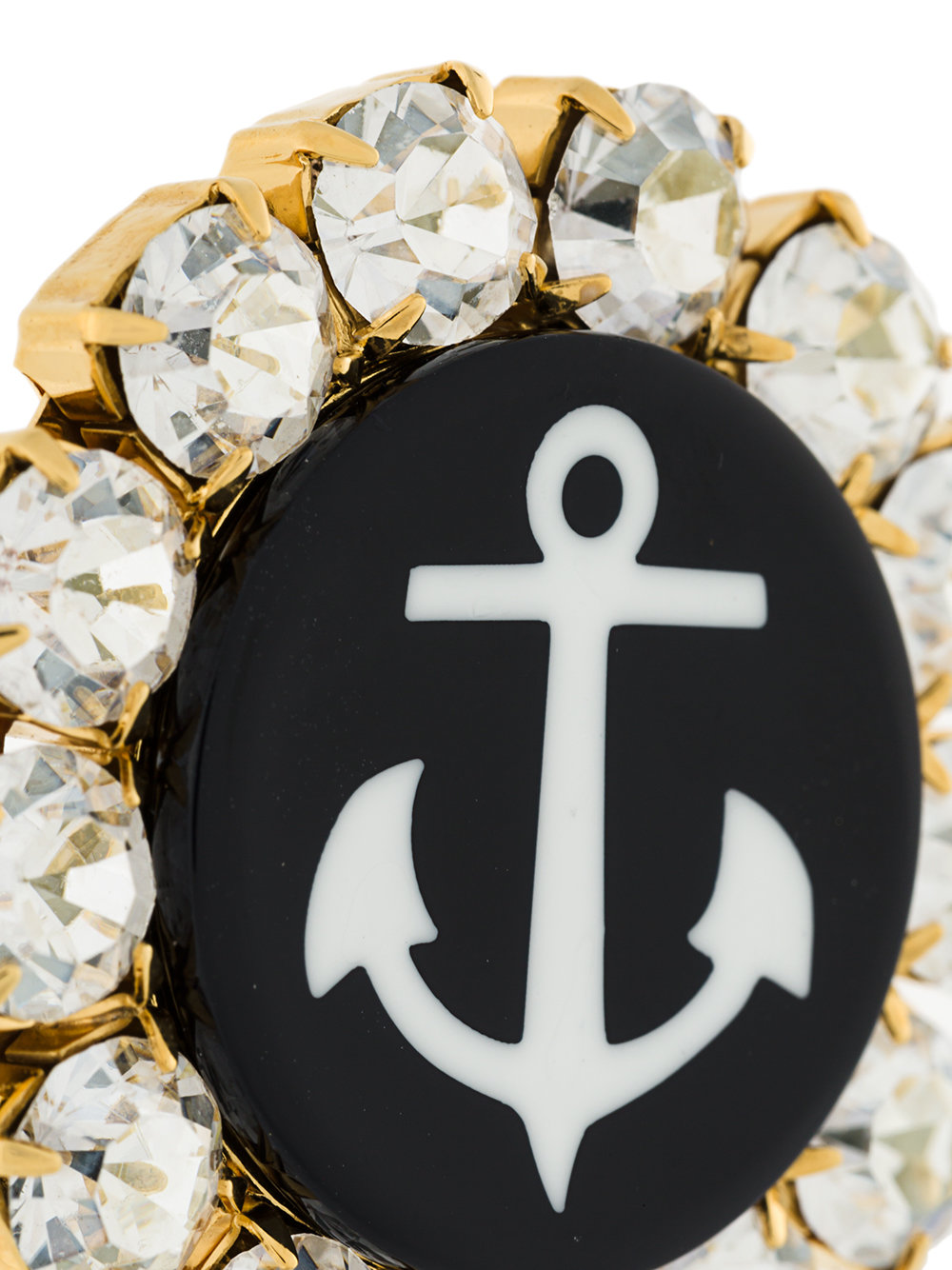 embellished anchor earrings