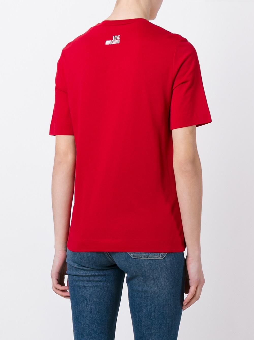 flared hem T-shirt 