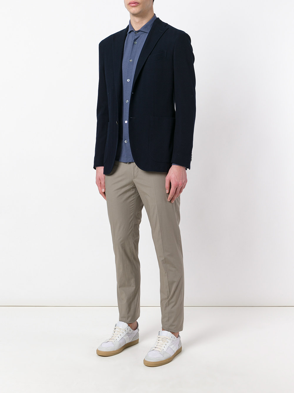 straight-leg trousers