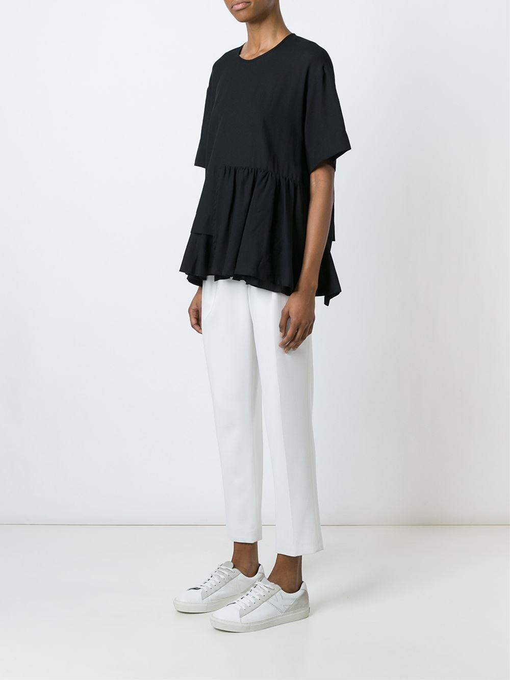 frill hem top
