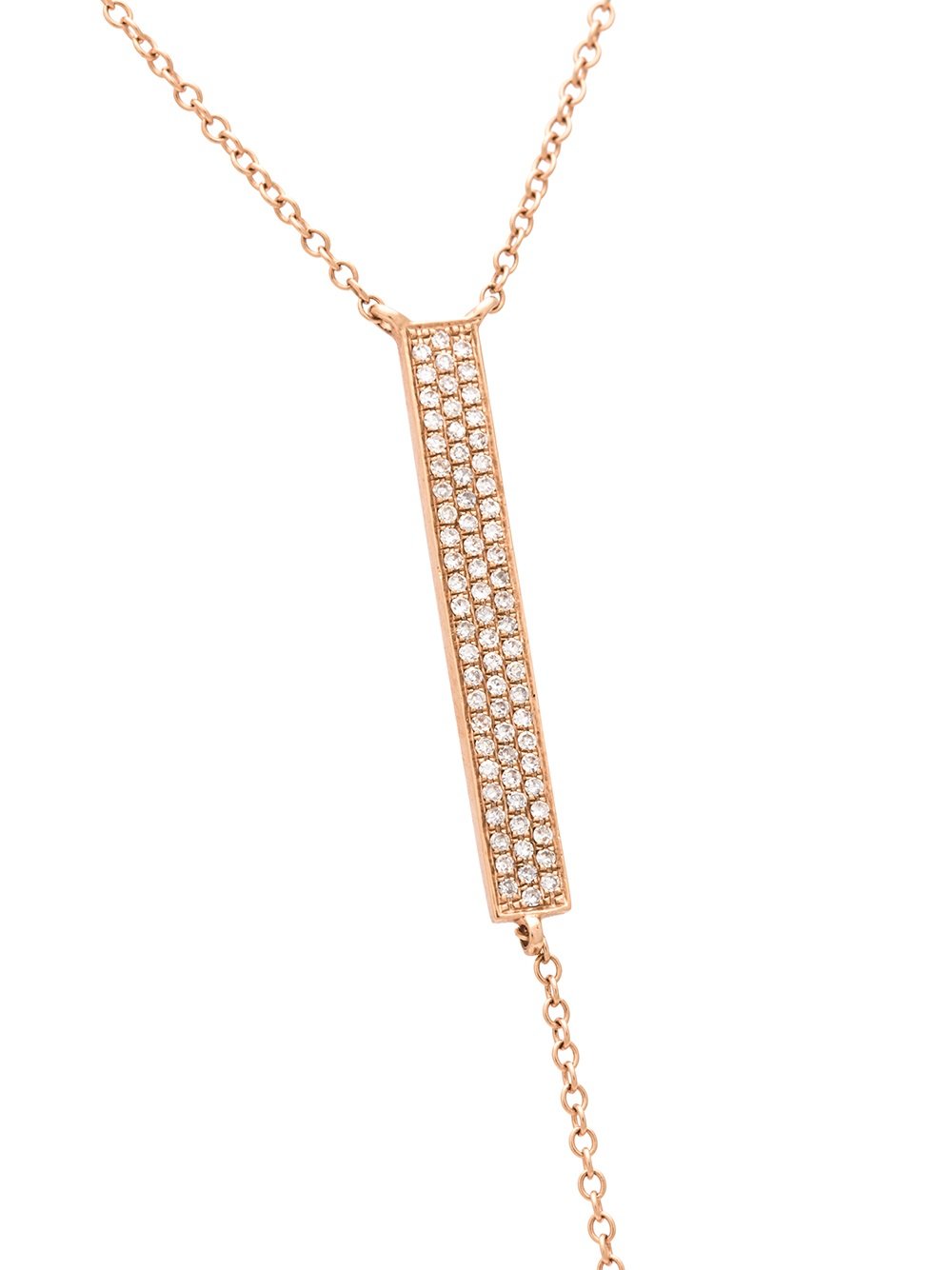 diamond bar lariat necklace