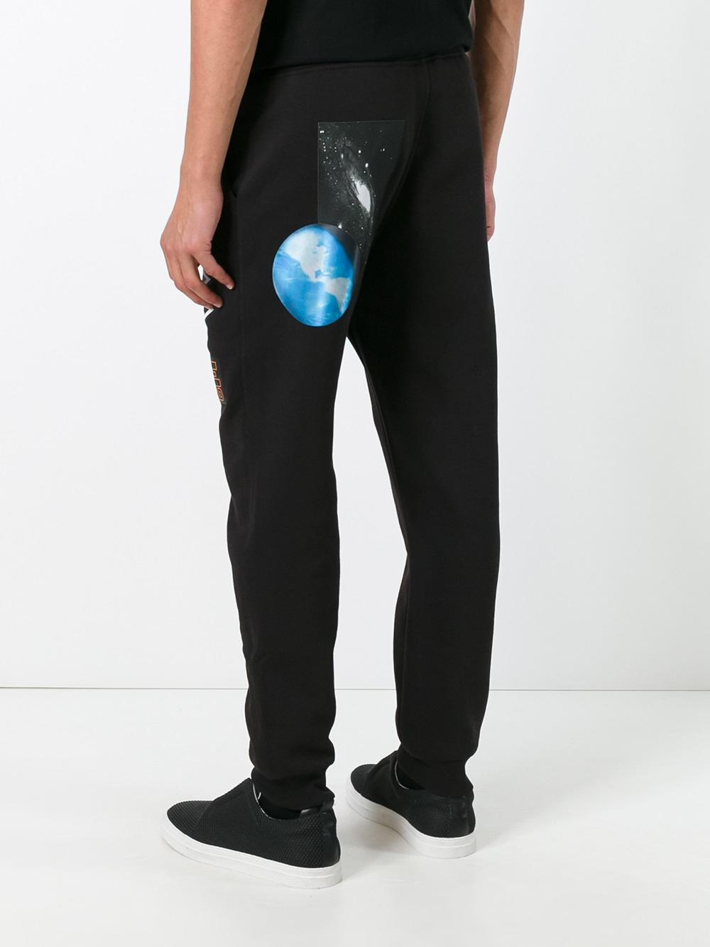 multiple prints sweatpants