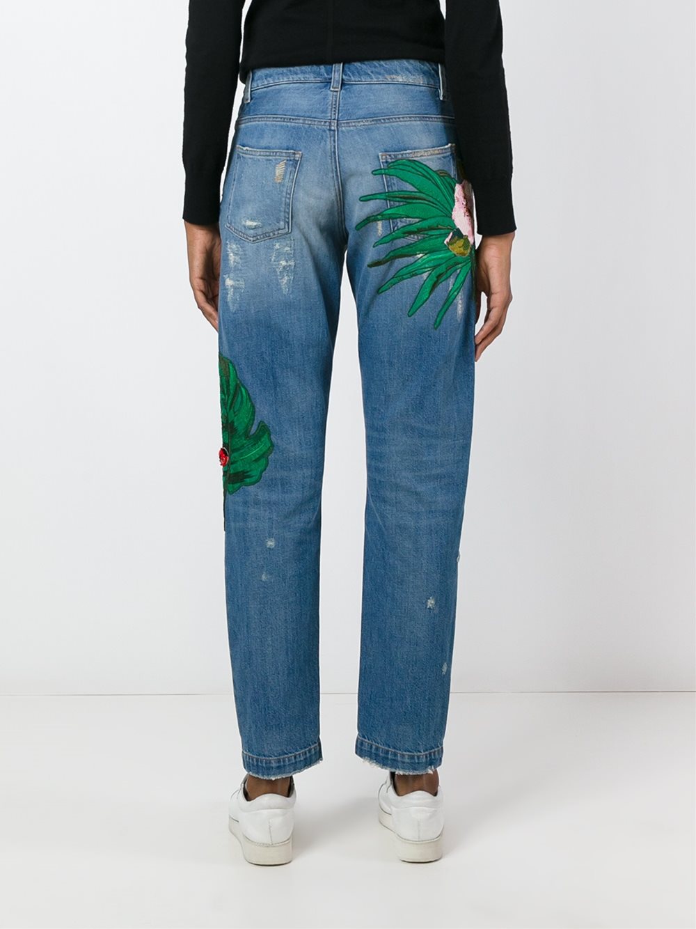 embellished boyfriend jeans 