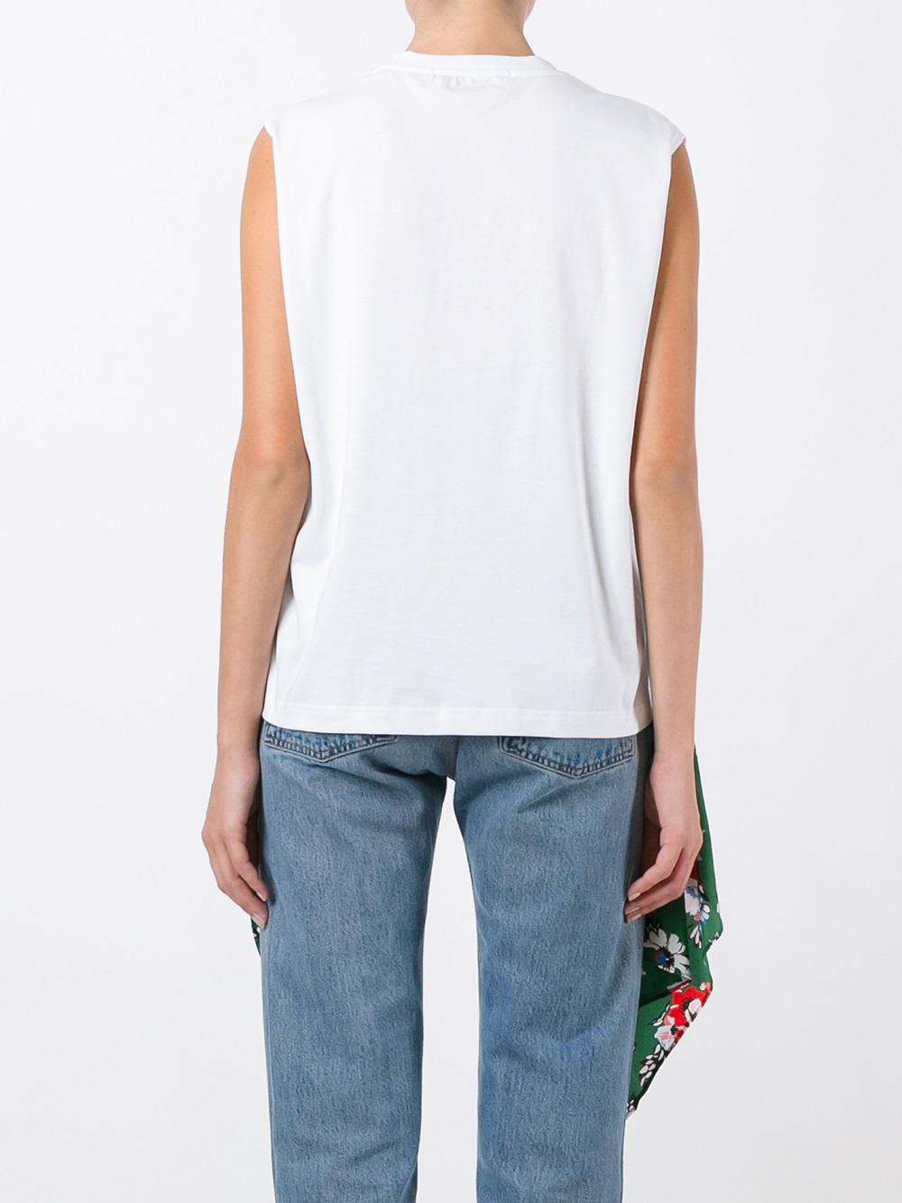 ruffle logo tank 