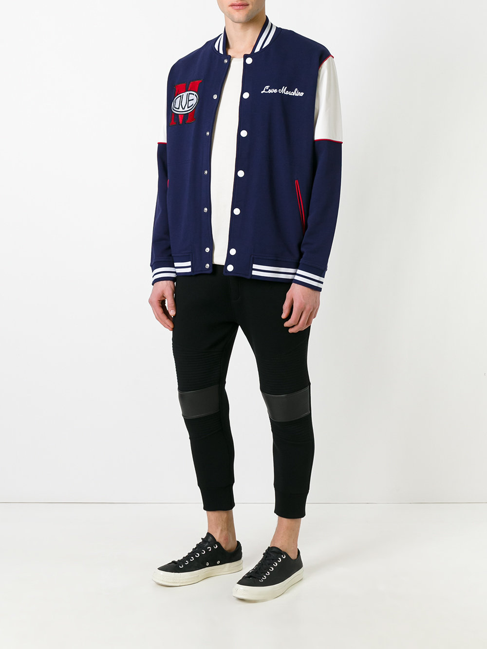 'M' patch bomber jacket