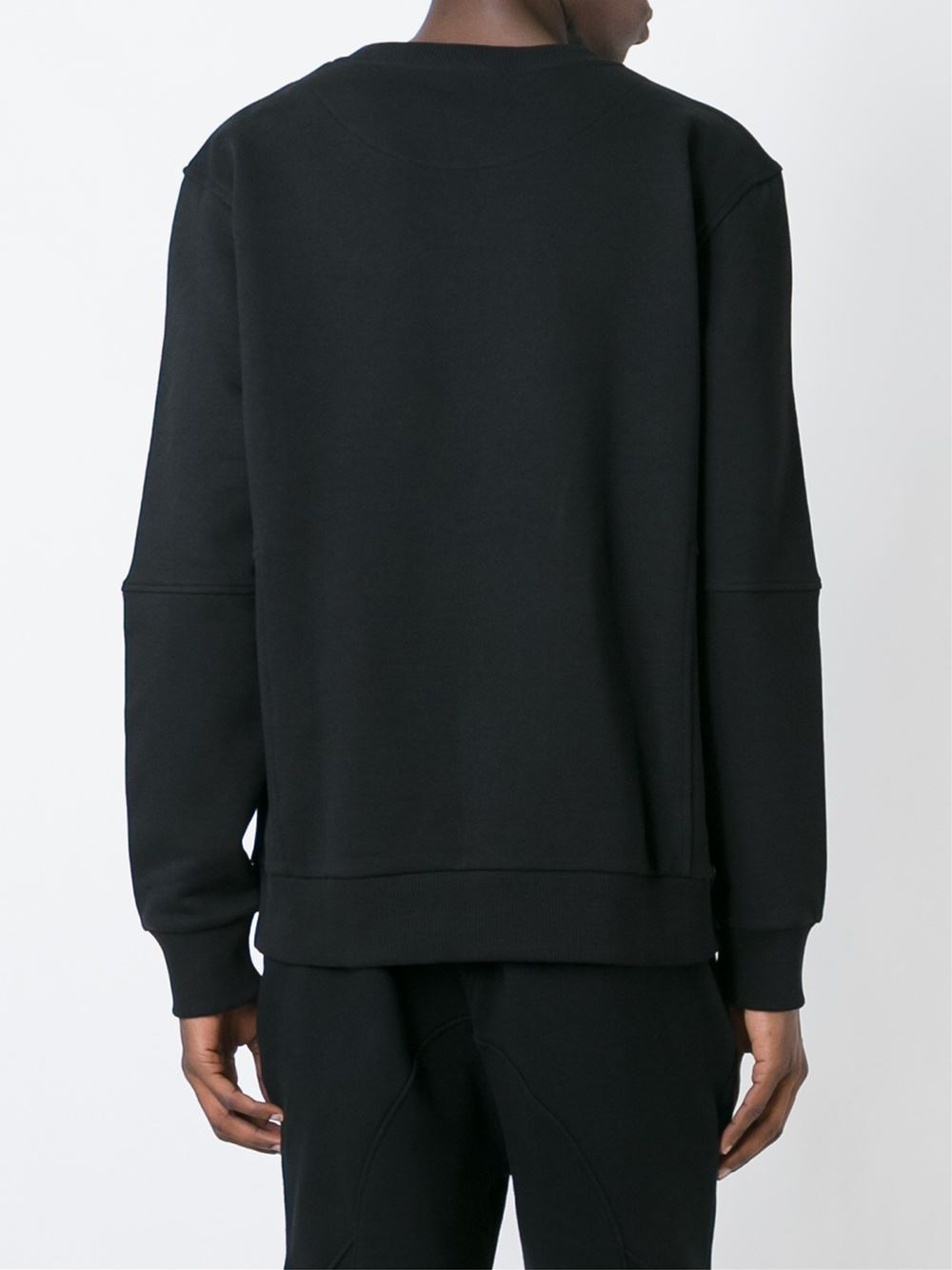 embroidered logo sweater