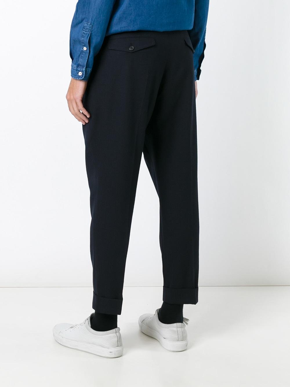 cropped trousers