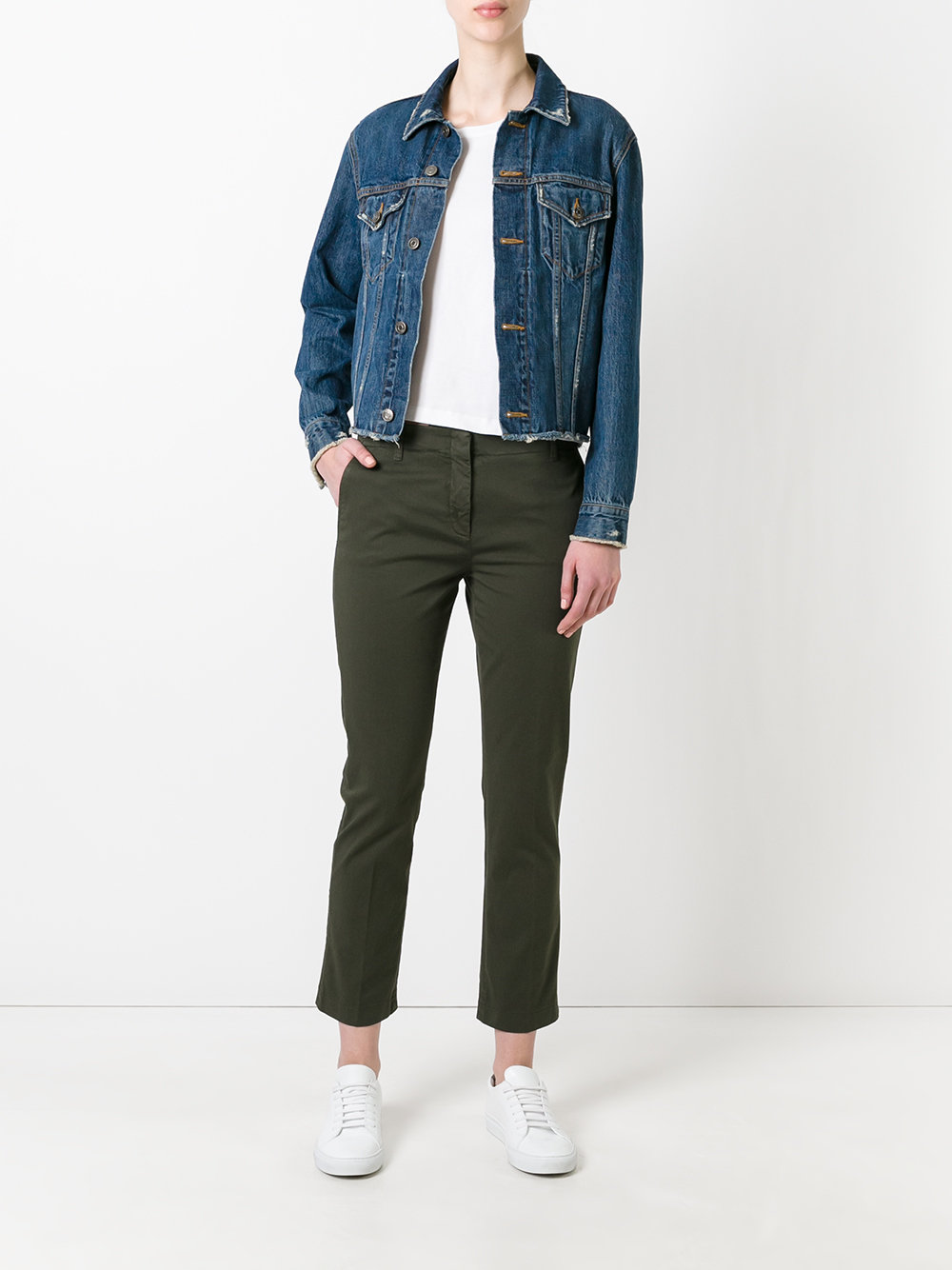 cropped trousers