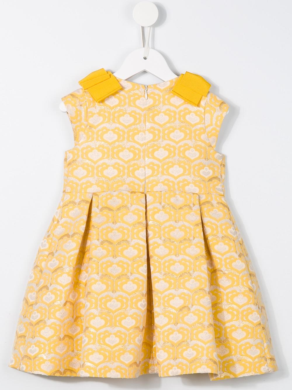 brocade bodice dress