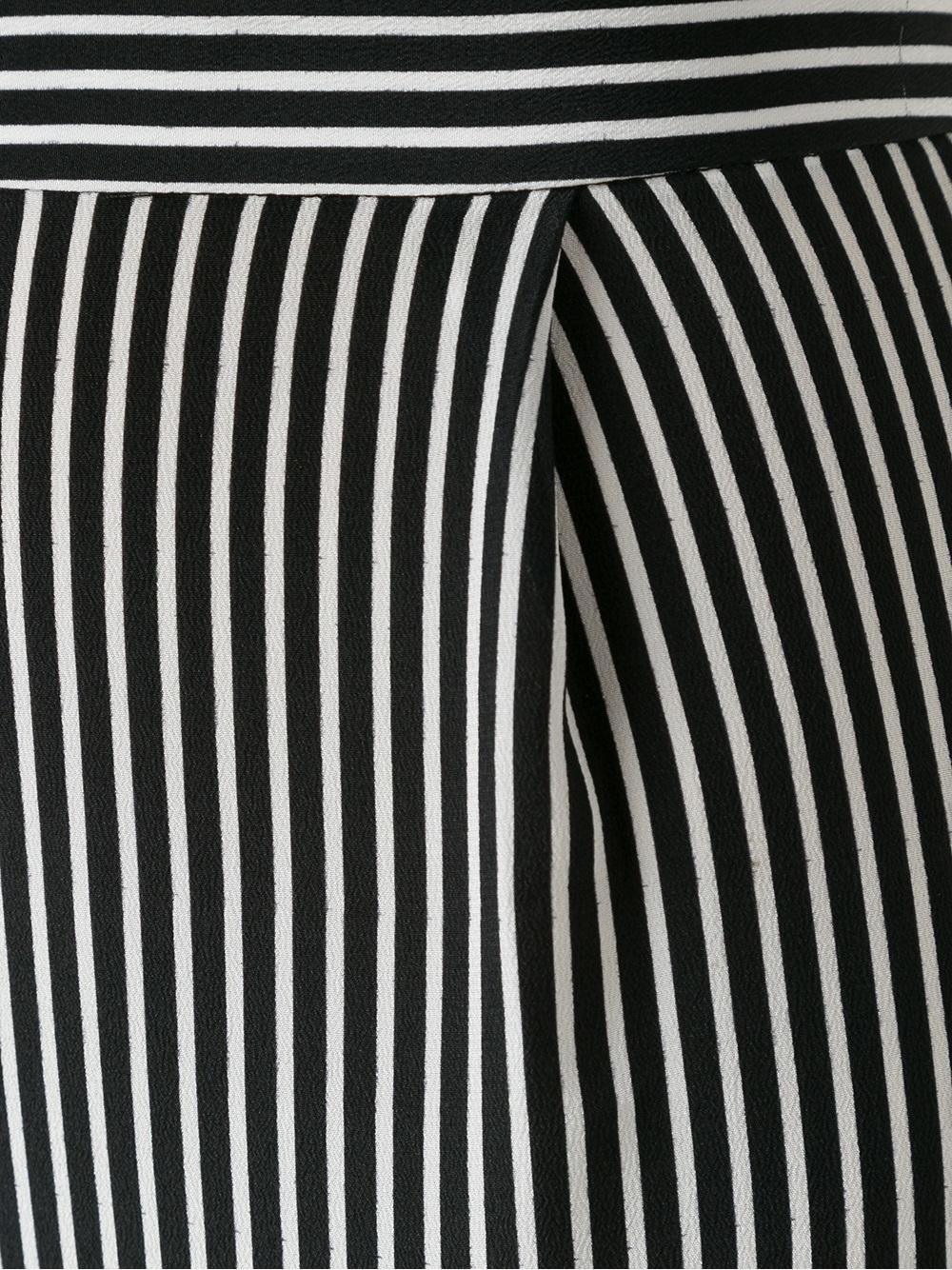high-waisted trousers