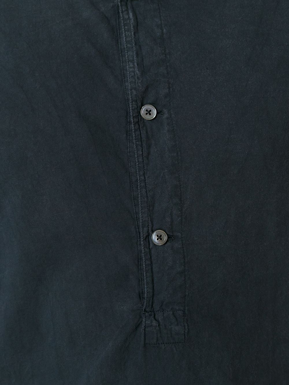 'Weaved Henley'T恤