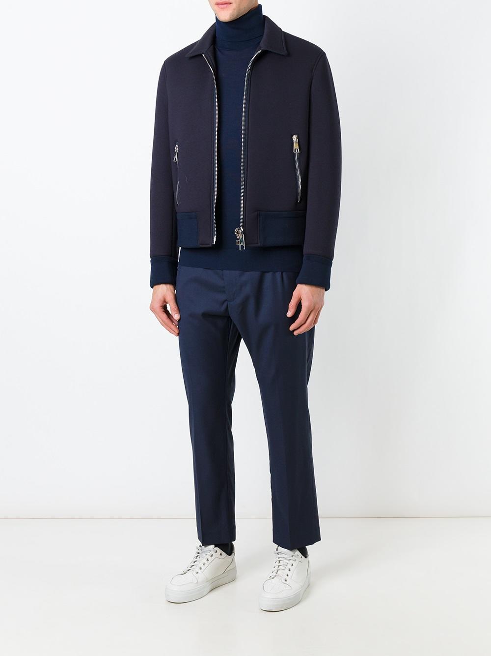 slim-fit trousers