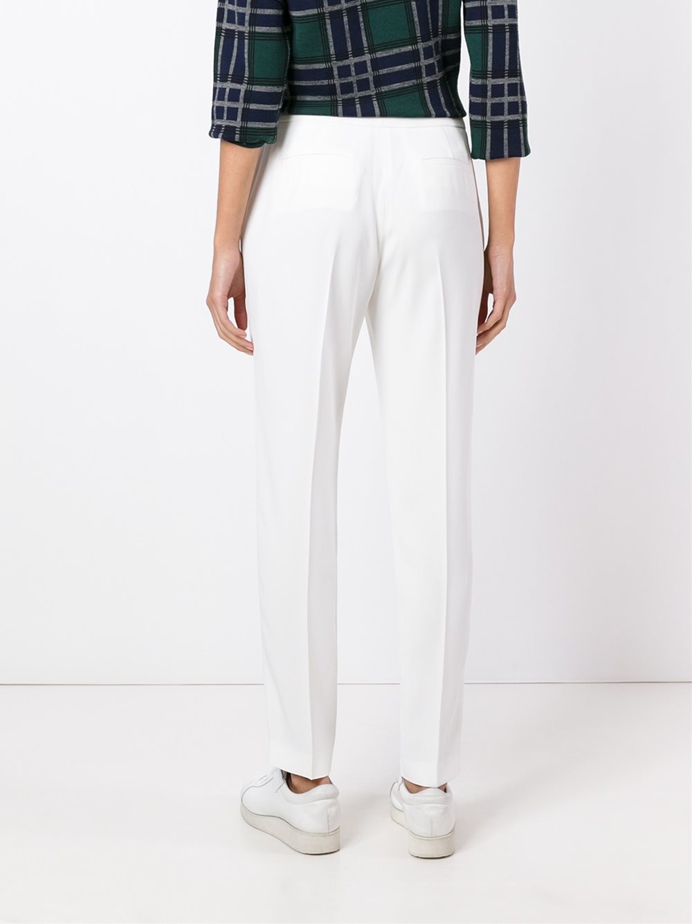 straight leg trousers