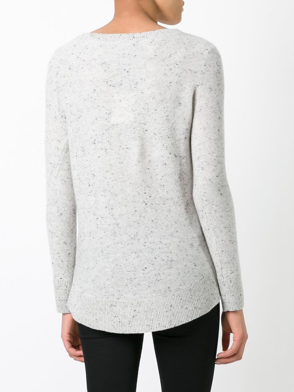 ribbed detail jumper