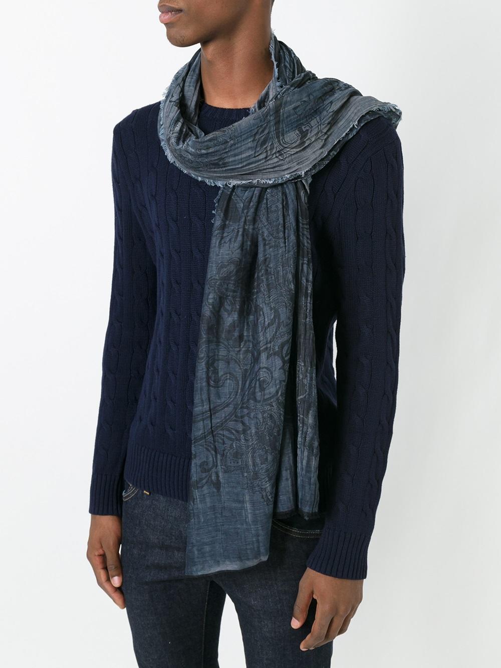 floral print scarf