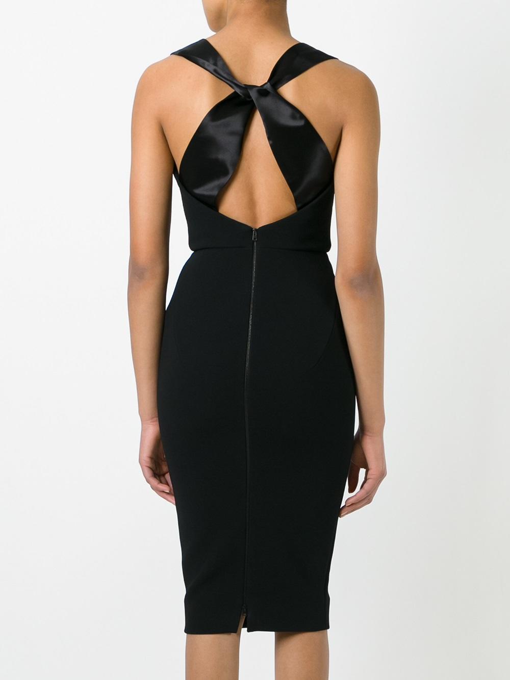 criss-cross back dress