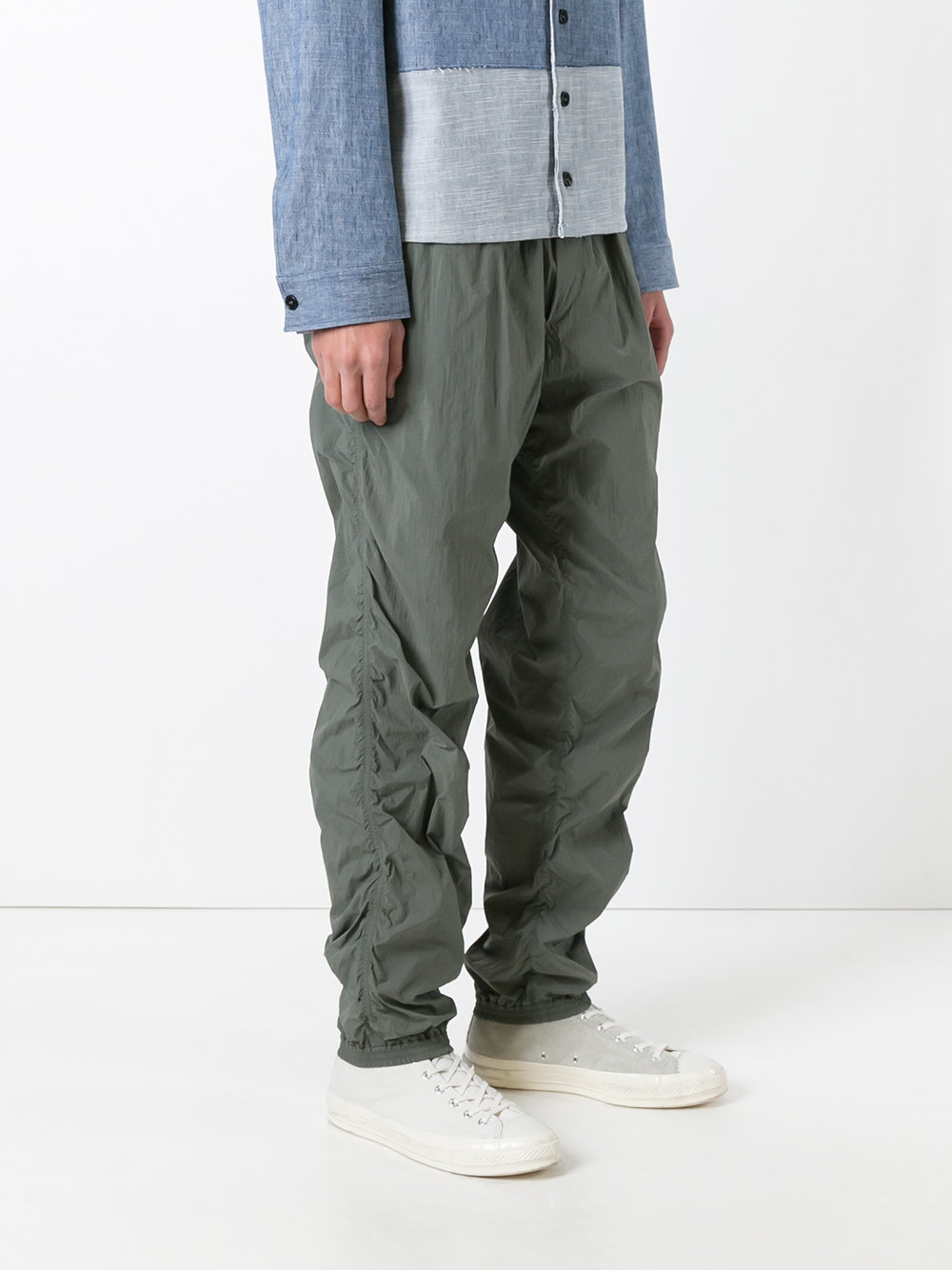 elasticated waist trousers