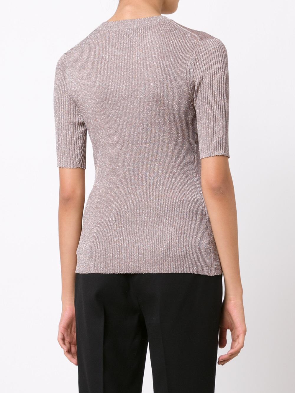 lurex knit top