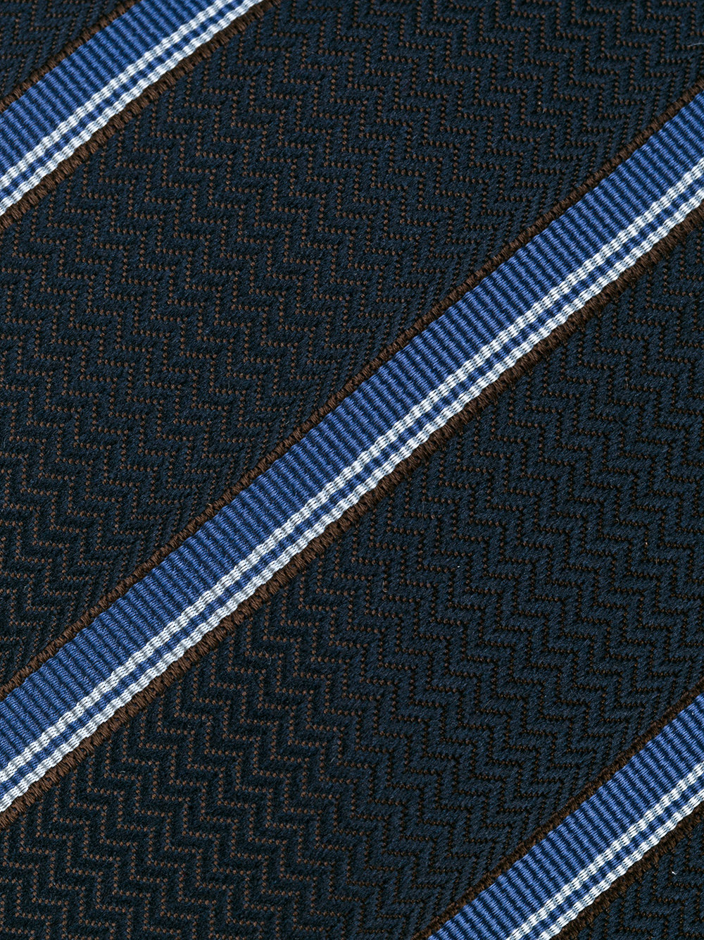 diagonal striped tie